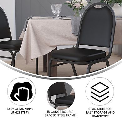 Emma and Oliver Dymoke Versatile Dome Back Stacking Banquet Chair
