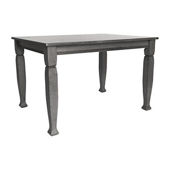 Merrick Lane Solid Wood Dining Table With Stylish Sculpted Legs