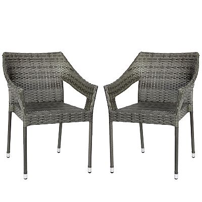 Emma and Oliver Embry All-Weather Indoor/Outdoor Stacking Patio