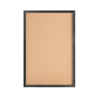 Merrick Lane Cristal Cork Display Board with Wooden Frame and Push Pins
