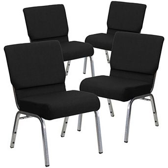 Emma And Oliver 4 Pack 21''w Stacking Church Chair