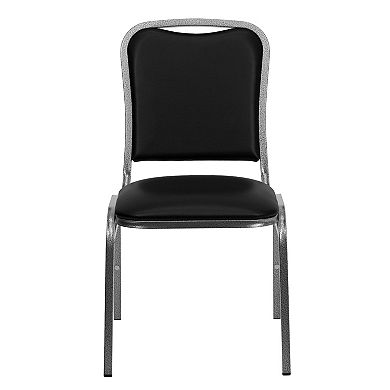 Emma And Oliver 4 Pack Stacking Banquet Chair With Vinyl And 1.5'' Thick Seat - Frame