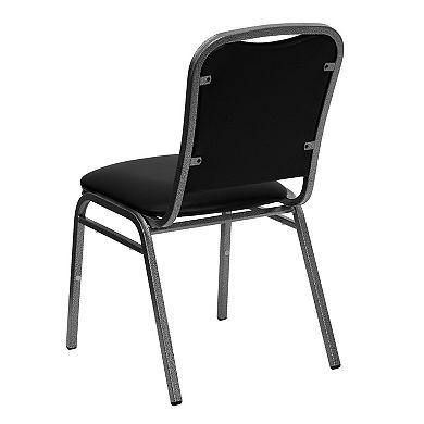 Emma And Oliver 4 Pack Stacking Banquet Chair With Vinyl And 1.5'' Thick Seat - Frame