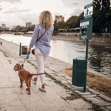 Emma and Oliver Kirk Set of 10 Header Pull Bags - 1000 Premium Pet Waste Station Bags