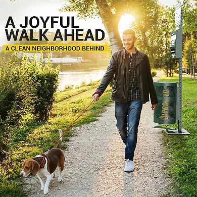 Emma and Oliver Kirk Set of 10 Header Pull Bags - 1000 Premium Pet Waste Station Bags