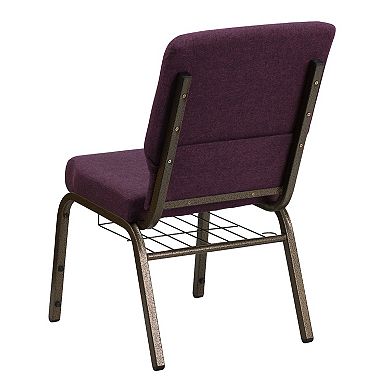 Emma And Oliver 4 Pack 18.5''w Church Chair With Book Rack