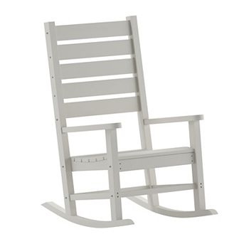 Merrick Lane Classic Outdoor All-Weather HDPE Rocking Chair