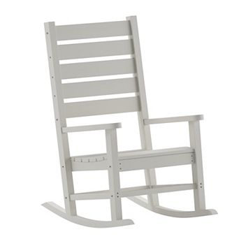 Merrick Lane Classic Outdoor All-Weather HDPE Rocking Chair