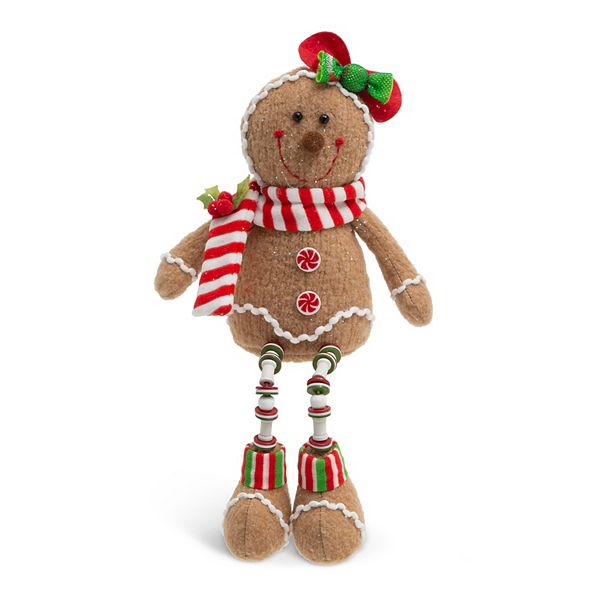 Gingerbread Girl Shelf Sitter Table Decor - Multi