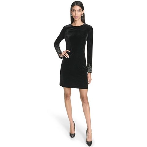 Женские платья Harper Women's Harper Rose Long Bell Sleeve Shift Short Dress
