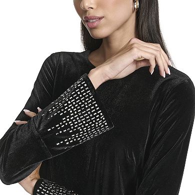 Women's Harper Rose Long Bell Sleeve Shift Short Dress