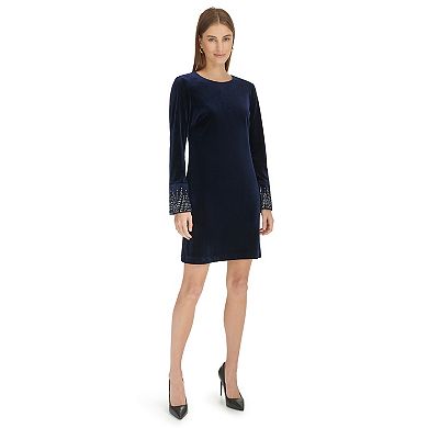 Women's Harper Rose Long Bell Sleeve Shift Short Dress