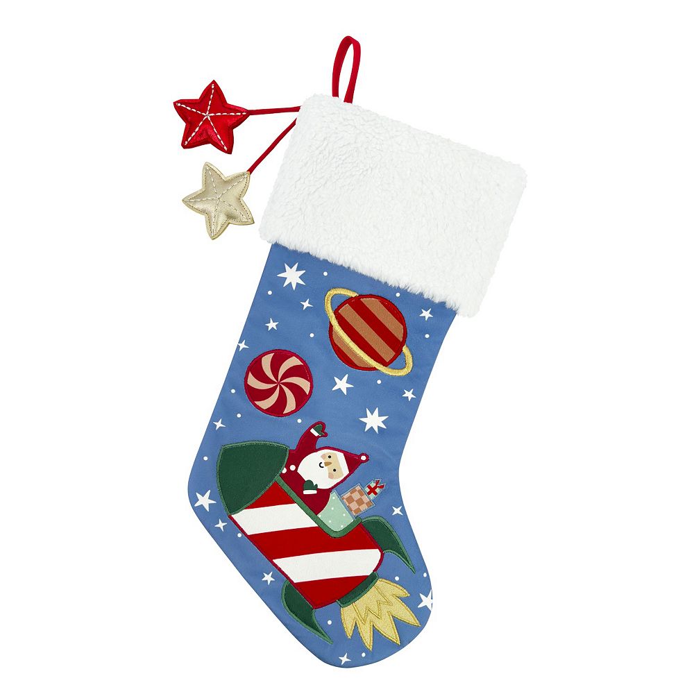 St. Nicholas Square® Santa in Outer Space Christmas Stocking