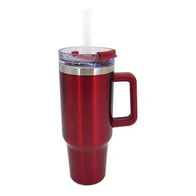 St. Nicholas Square® Red Stainless Steel Travel Mug