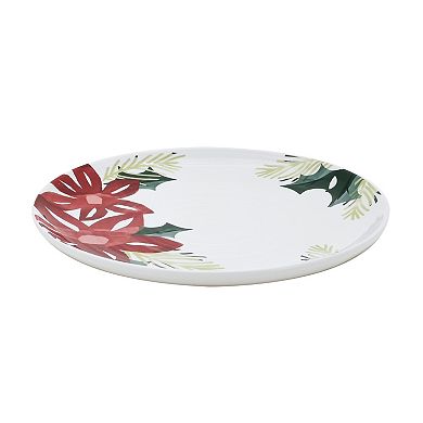 St. Nicholas Square® Mini Poinsettia Salad Plate