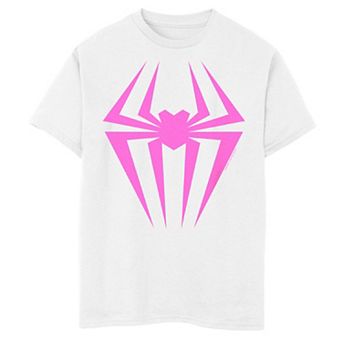 Boys 8-20 Spider-Man Across The Spider-Verse Spider-Gwen Logo Graphic Tee