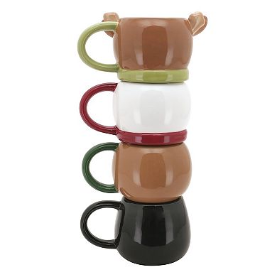 St. Nicholas Square® 4-pc. Holiday Icons Stacking Mug Set