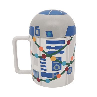 St. Nicholas Square Star Wars Lidded Holiday R2D2 Mug