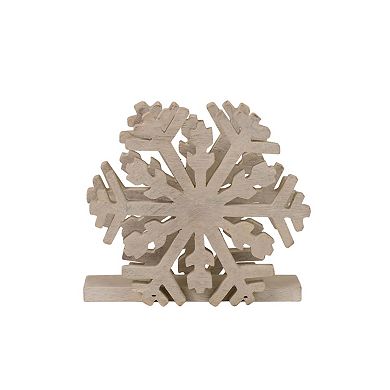 St. Nicholas Square Snowflake Wood Napkin Holder