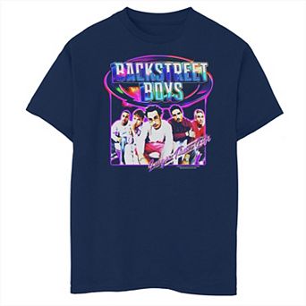 Boys 8-20 Backstreet Boys Larger Than Life Cover Husky Graphic Tee