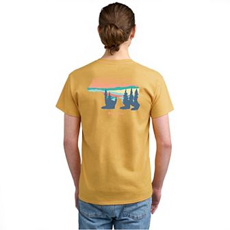 Men's Columbia Americana Adventure Print Short Sleeve Graphic Tee