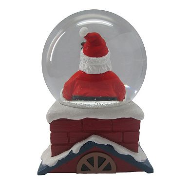 St. Nicholas Square® Santa Claus Chimney Snow Globe Table Décor