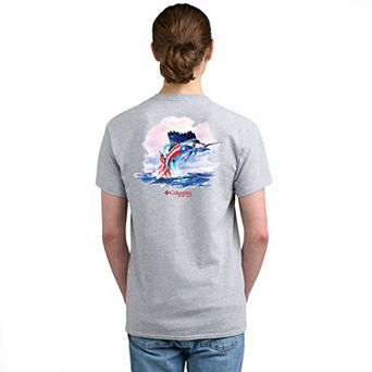 Men's Columbia PFG Performance Fishing Gear Short Sleeve Graphic Tee