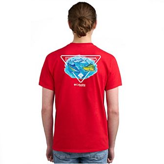 Men's Columbia PFG Performance Fishing Gear Short Sleeve Graphic Tee