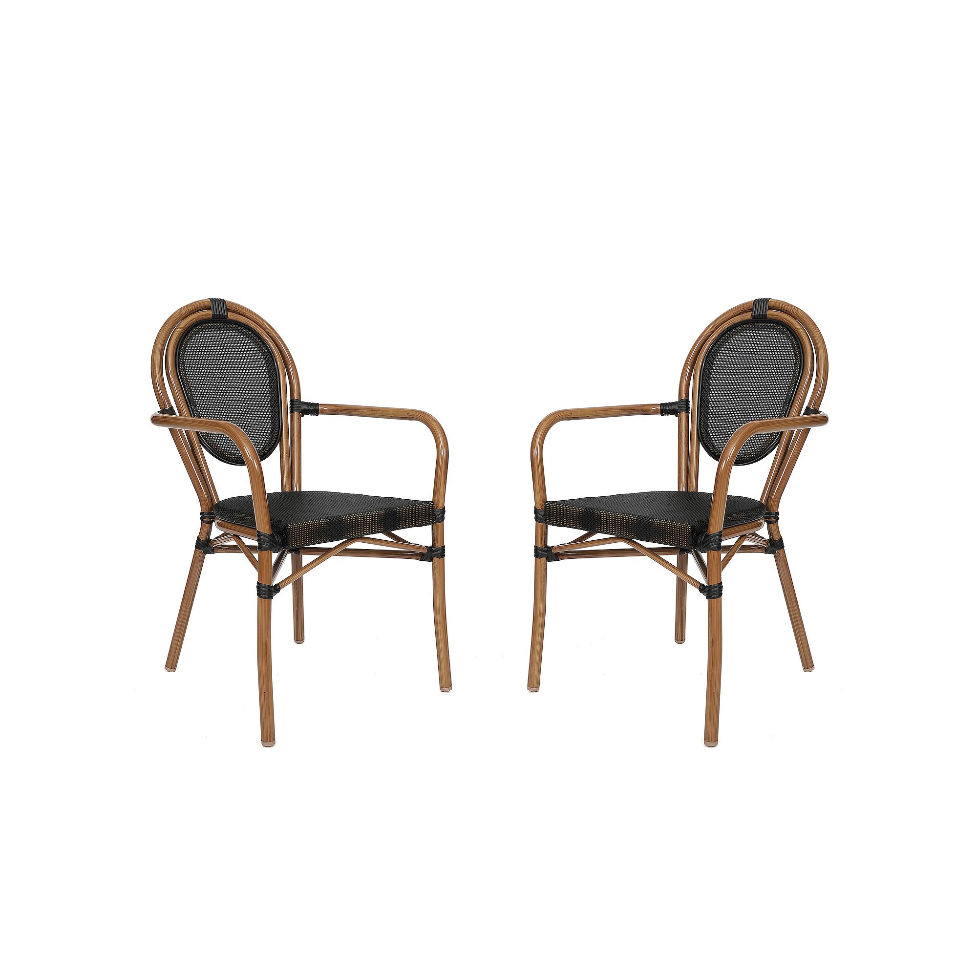 Flash Furniture Marseille Indoor / Outdoor Commercial Thonet Bistro Stack C