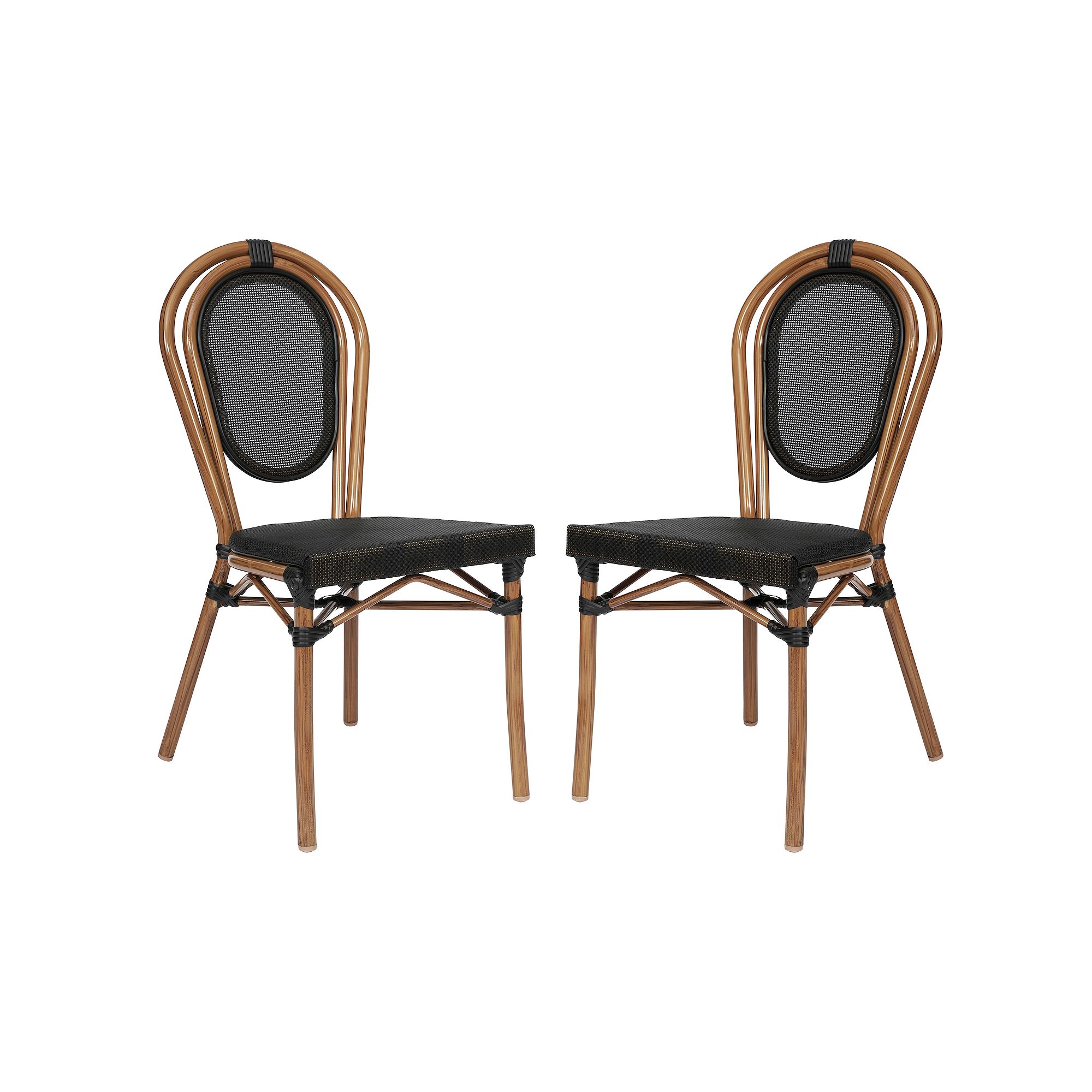 Flash Furniture Marseille Indoor / Outdoor Commercial Thonet Bistro Stackin