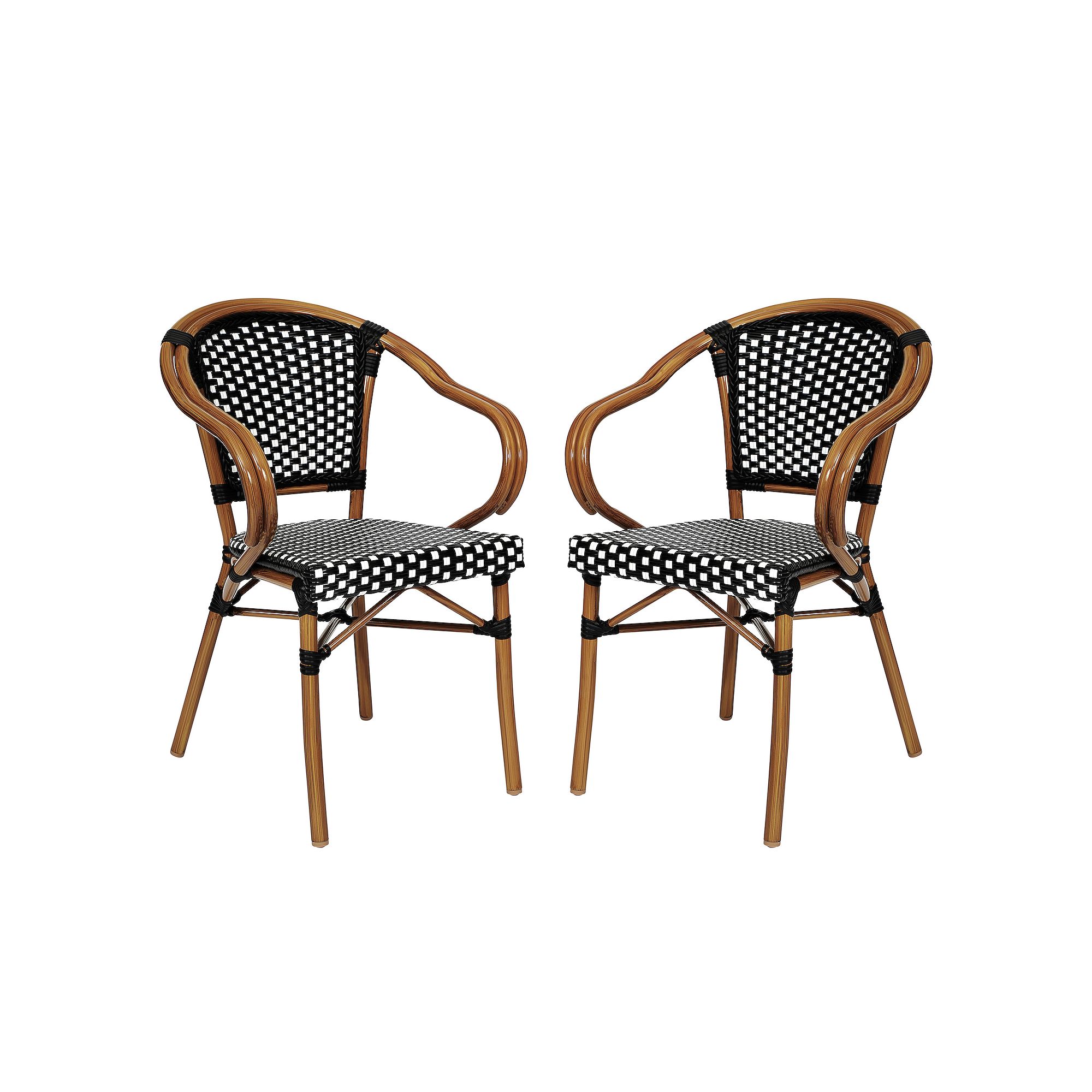 Flash Furniture Bordeaux Indoor / Outdoor Commercial Bistro Stacking Chair 
