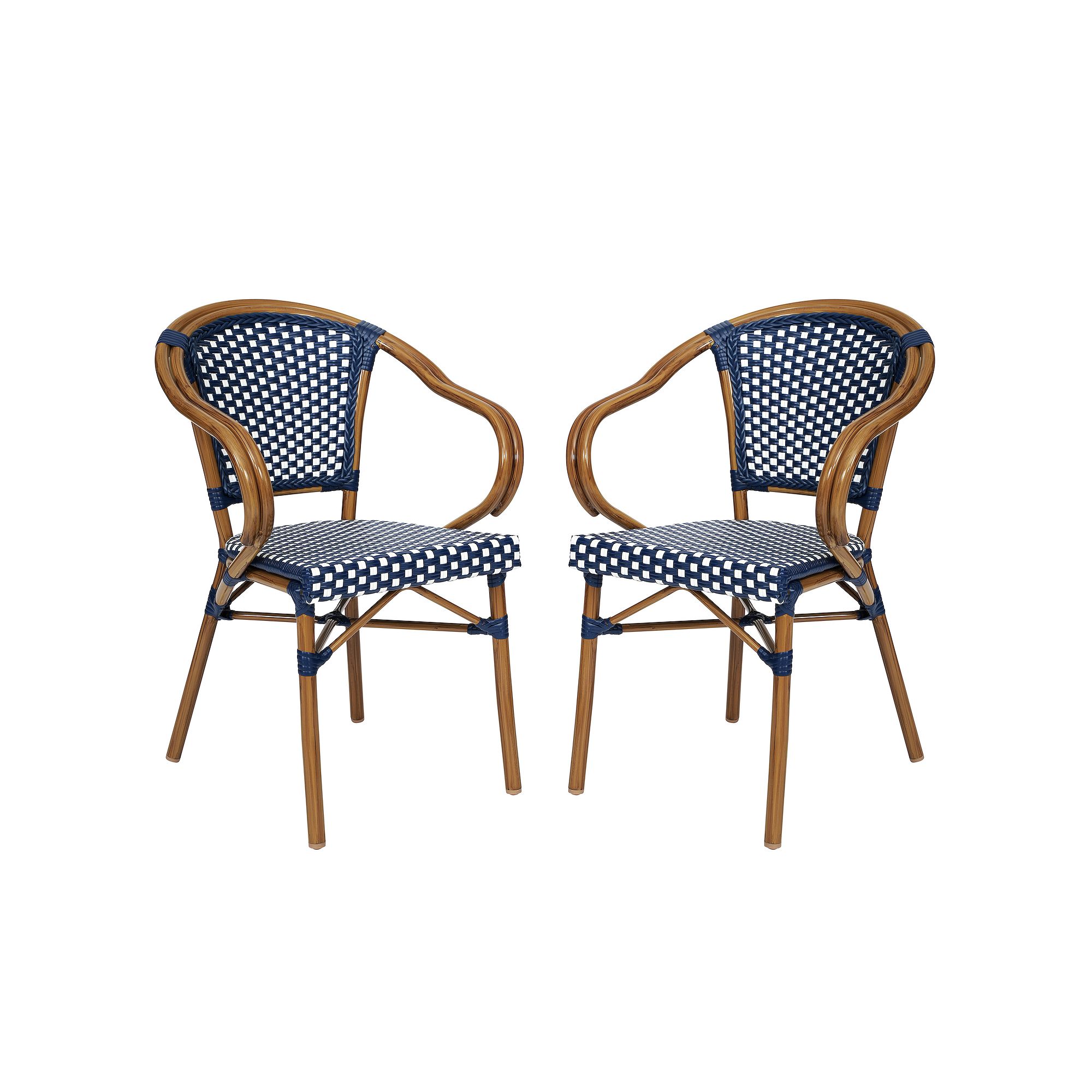 Flash Furniture Bordeaux Indoor / Outdoor Commercial Bistro Stacking Chair 