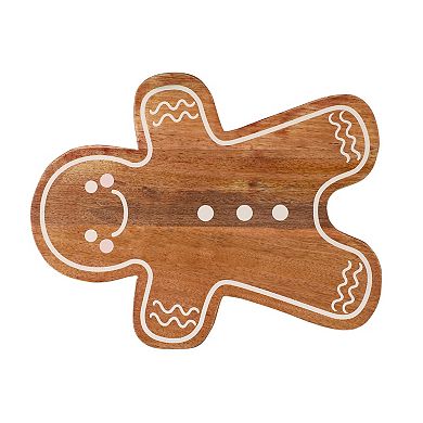 St. Nicholas Square® Gingerbread Man Wood Serving Board