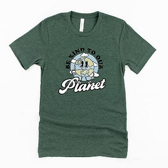 Be Kind To Our Planet Toddler Short Sleeve Graphic Tee