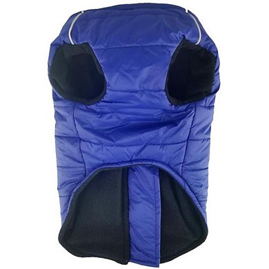 Doggie Design Zip-up Dog Puffer Vest