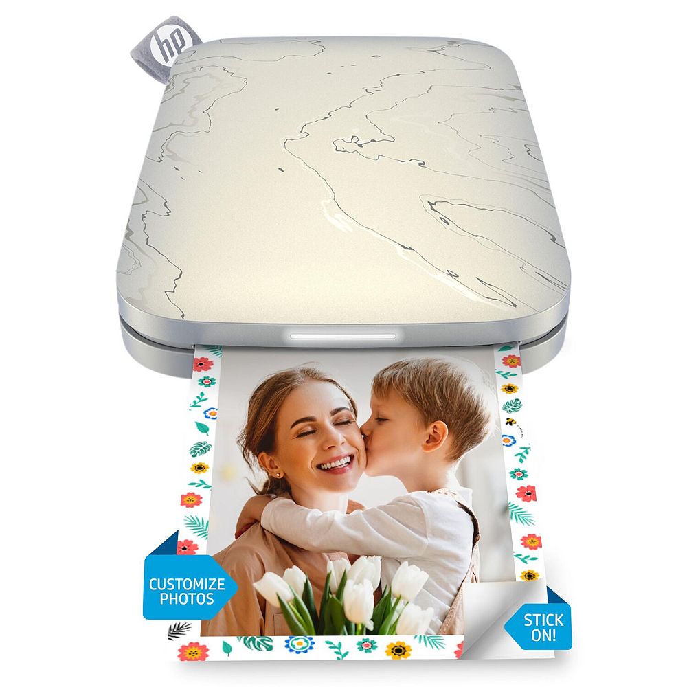 HP Sprocket Portable 2.3x3.4 Instant Photo Printer, Prints From iOS or Android Devices