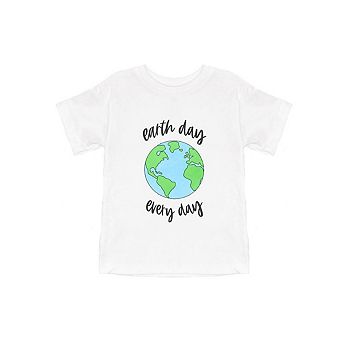 Earth Day Every Day Youth Short Sleeve Graphic Tee