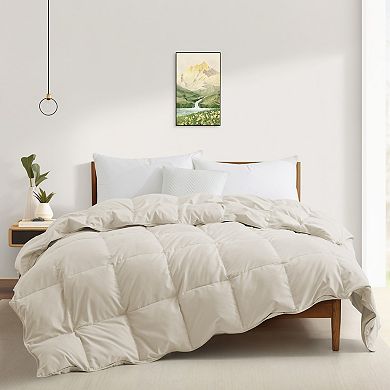 Unikome Lightweight Oversize Summer Blanket, Fluffy Goose Down Feather Duvet Insert