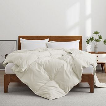 Unikome Lightweight Oversize Summer Blanket, Fluffy Goose Down Feather Duvet Insert