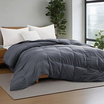 Unikome Fluffy Goose Down Feather Duvet Insert,lightweight Oversize Summer Blanket