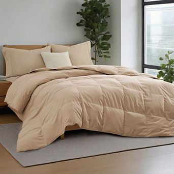 Unikome Fluffy Goose Down Feather Duvet Insert,lightweight Oversize Summer Blanket