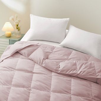 Unikome Fluffy Goose Down Feather Duvet Insert,lightweight Oversize Summer Blanket