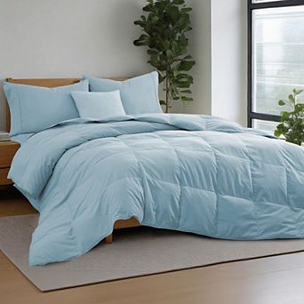 Unikome Fluffy Goose Down Feather Duvet Insert,lightweight Oversize Summer Blanket