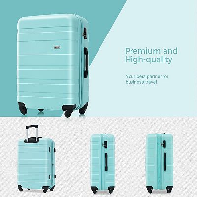 Merax Luggage Sets Expandable Abs Hardshell 3pcs Clearance Luggage