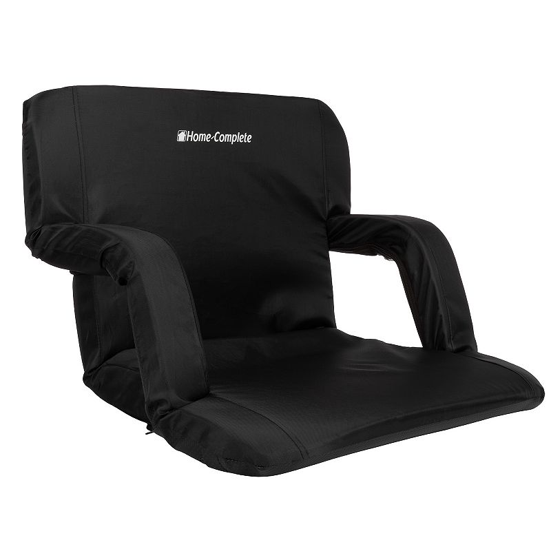 Home-Complete Stadium Seat Chair- Wide Bleacher Cushion with Padded Back Support, Armrests, 6 Reclining Positions and Portable Carry Straps (B01CBKHJIC)