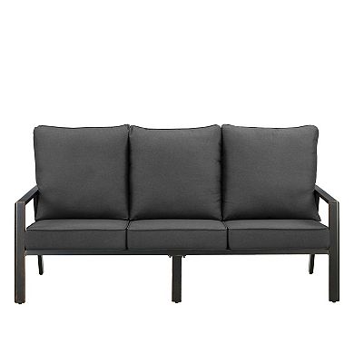 Oakland Living Aluminum Deep Seat Sofa with Cushions