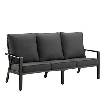 Oakland Living Aluminum Deep Seat Sofa with Cushions