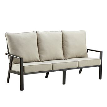 Oakland Living Aluminum Deep Seat Sofa with Cushions