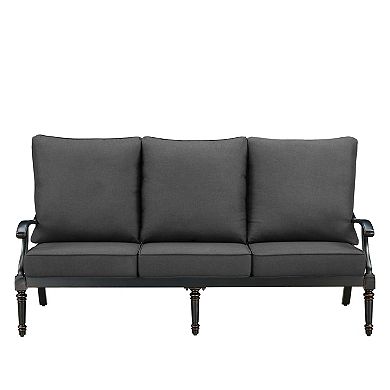 Oakland Living Rust Free Aluminum Deep Seat Sofa with Cushions