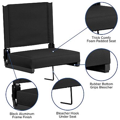 Flash Furniture 2-Piece Grandstand Comfort Lightweight Chair Set